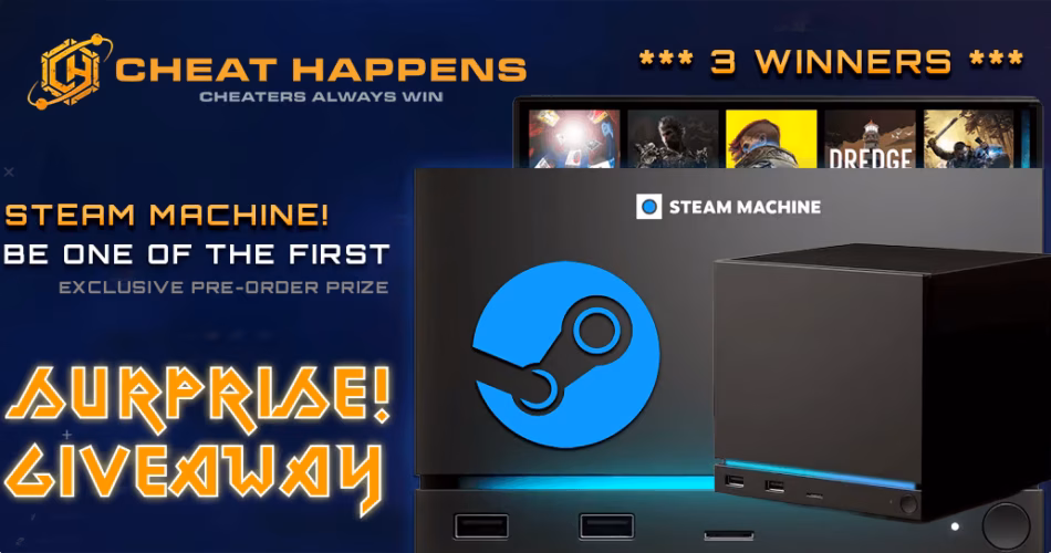 Cheat Happens: Steam Machine Giveaway