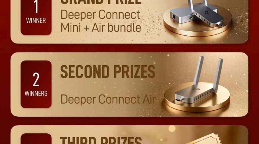 Deeper Networks Christmas Giveaway