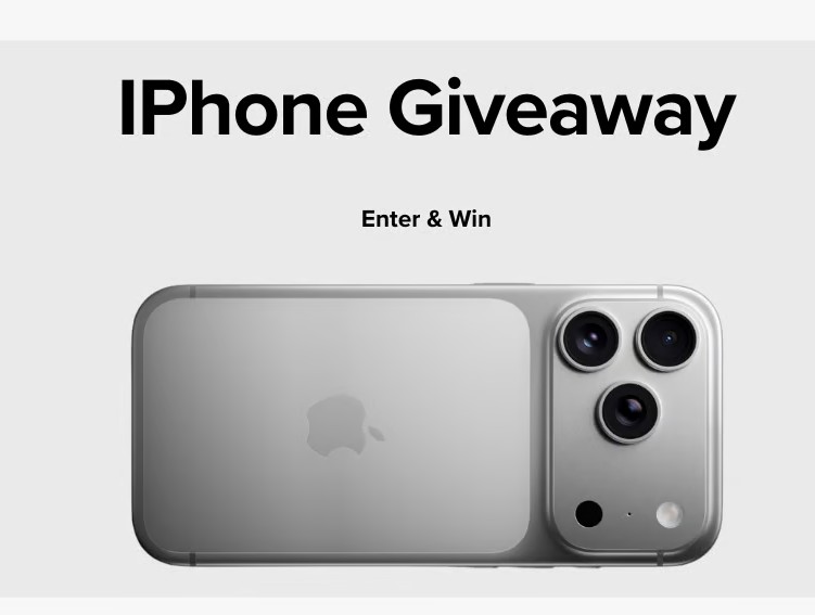 Gleam.io Apple iPhone 17 Pro Max Giveaway