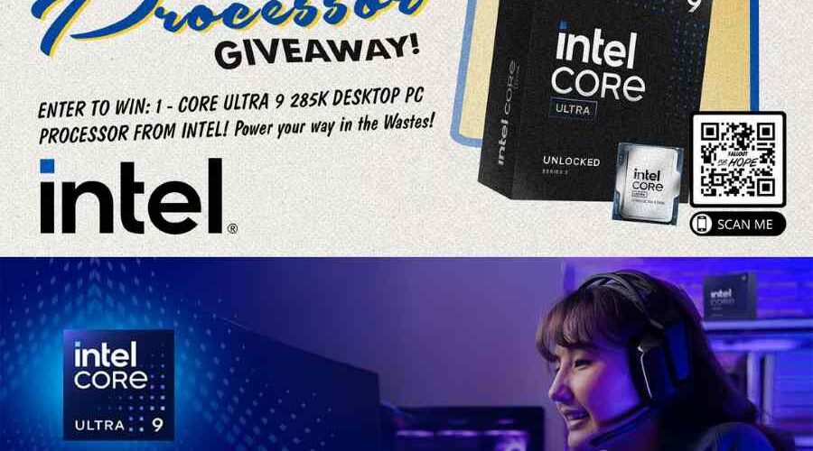 Intel Core Ultra 9 285k Desktop Gaming Processor Giveaway