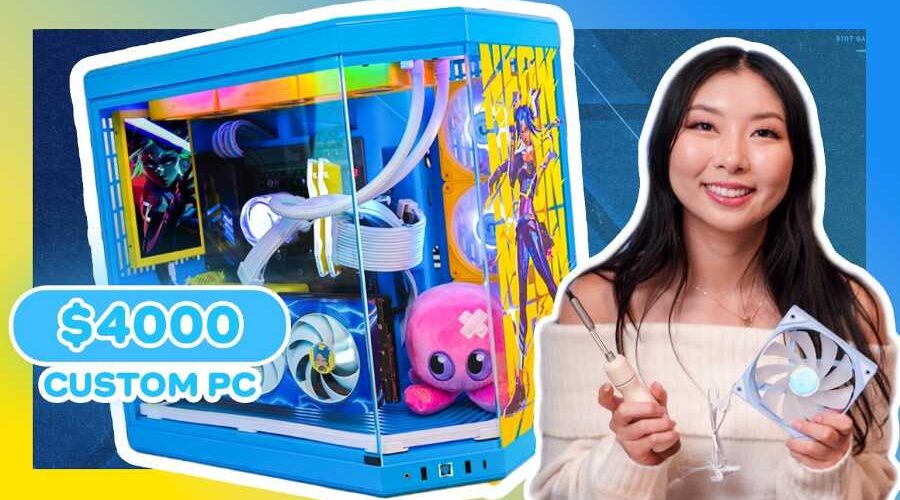 Peachietech Custom Neon PC Giveaway
