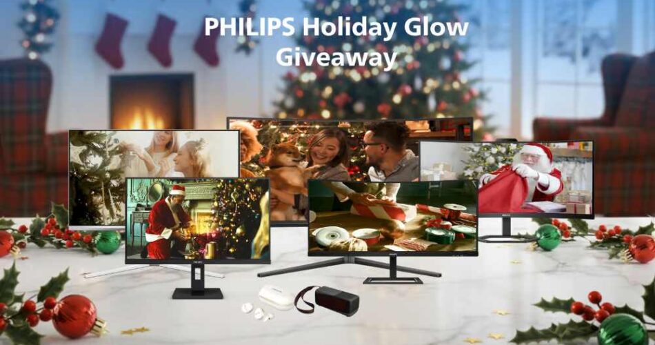 Philips 4K Gaming Monitor Holiday Glow Giveaway