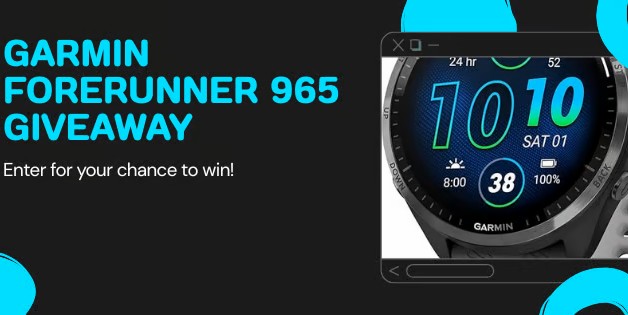 Garmin Forerunner 965 Smartwatch Giveaway