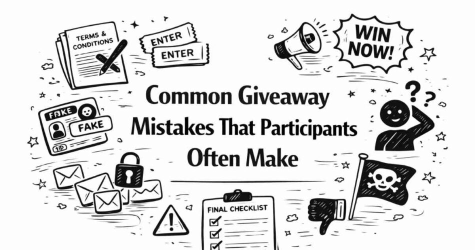 Common Giveaway Mistakes That Participants Often Make