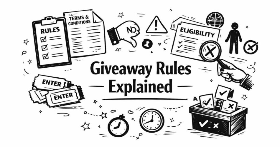 Giveaway Rules Explained