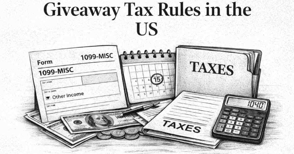 Giveaway Tax Rules in the US