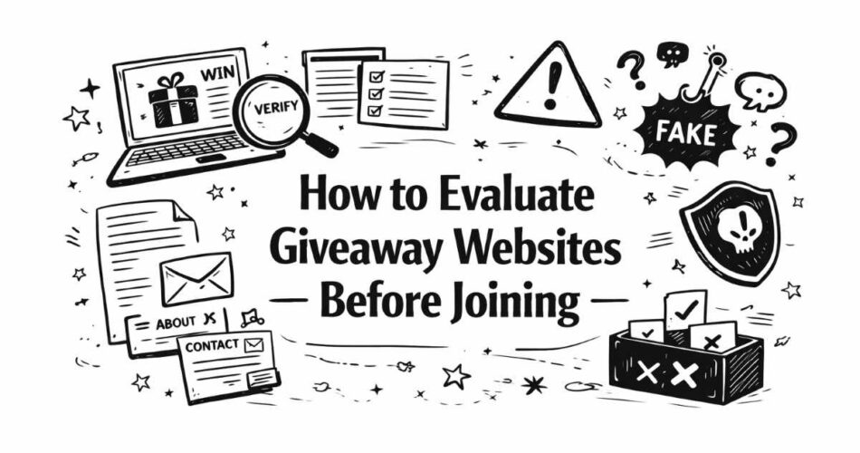How to Evaluate Giveaway Websites Before Joining