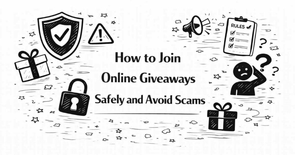 How to Join Online Giveaways Safely and Avoid Scams