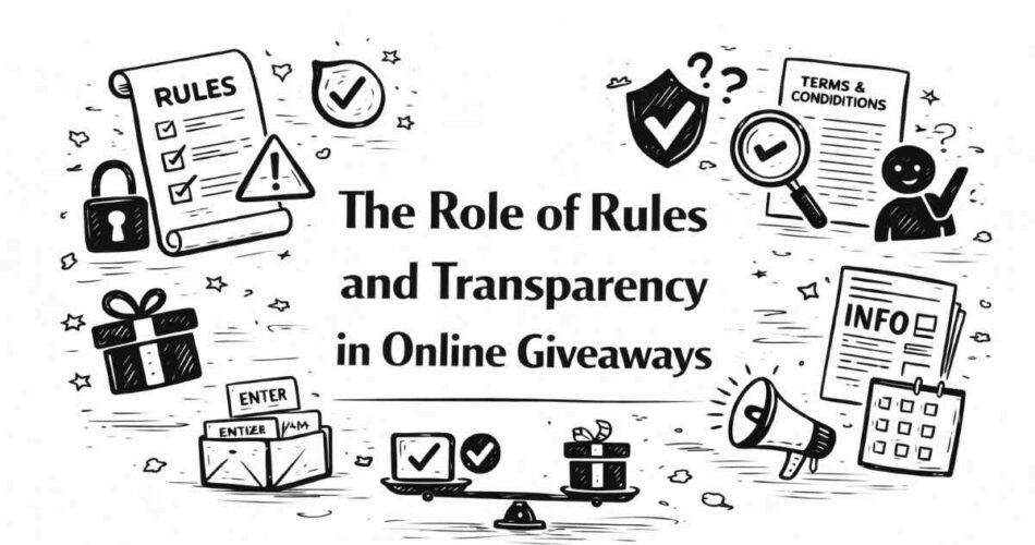 The Role of Rules and Transparency in Online Giveaways
