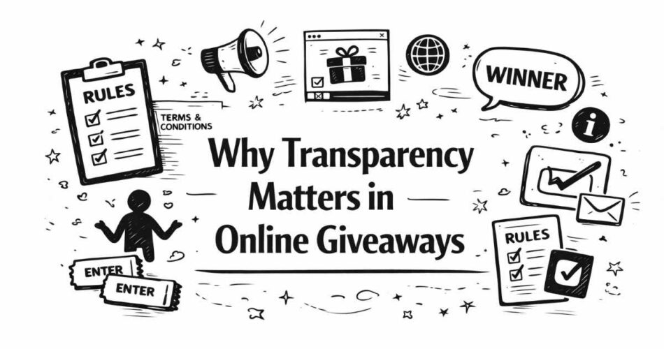 Why Transparency Matters in Online Giveaways