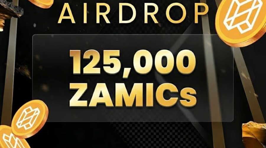 Zamica Exclusive 125,000 ZAMICs Airdrop