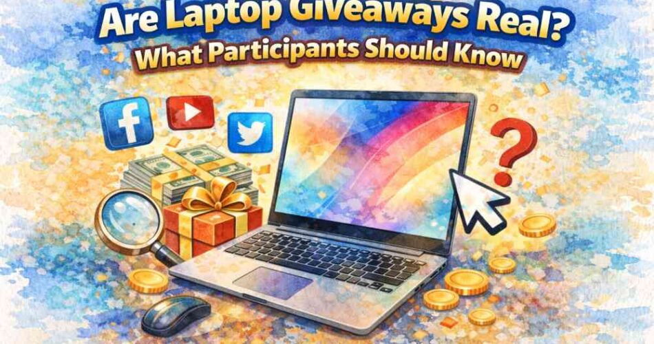 Are Laptop Giveaways Real? What Participants Should Know