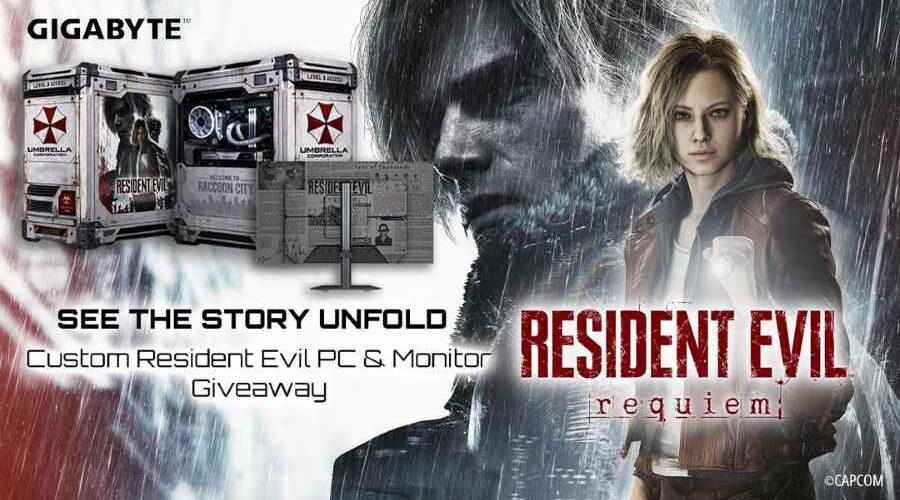 Gigabyte Resident Evil Requiem Custom PC Giveaway