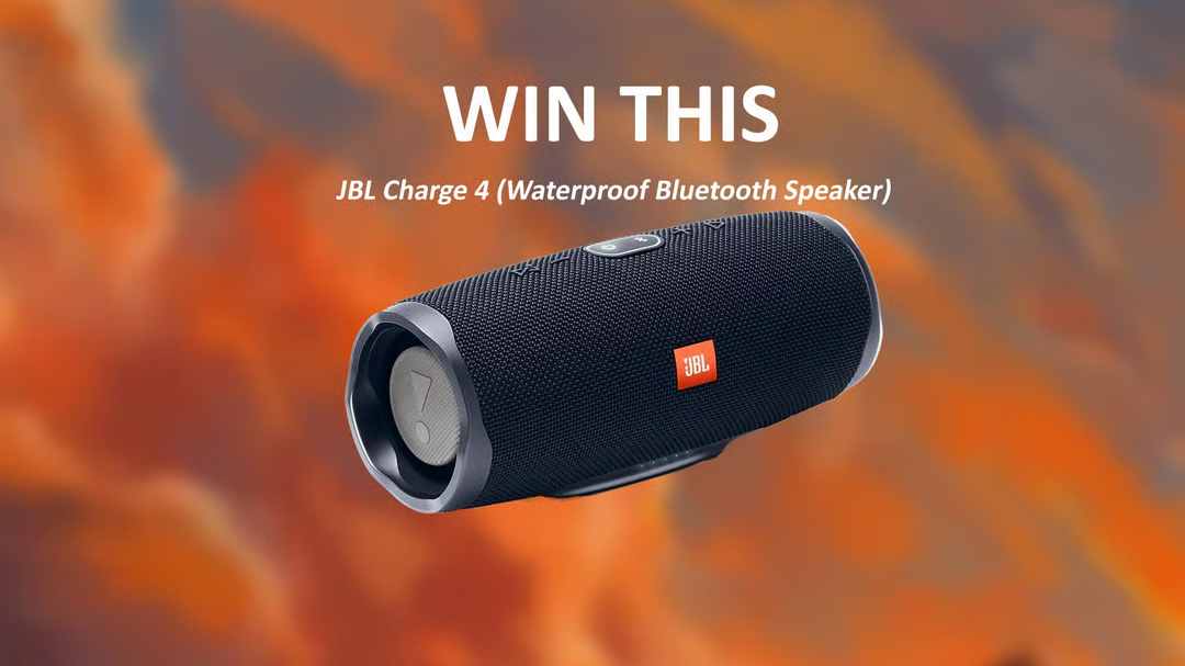 JBL Charge 4 (Waterproof Portable Bluetooth Speaker) Giveaway