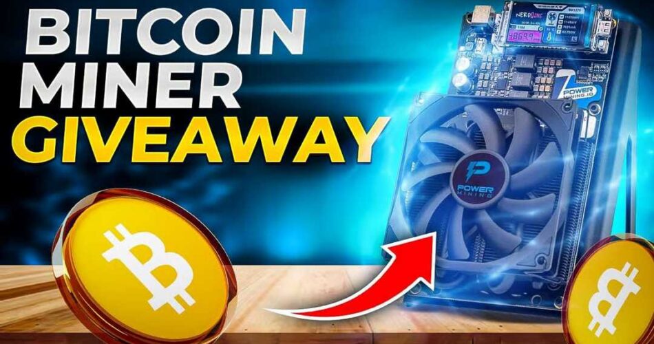 Power Mining & Tech Hustler Bitcoin Miner Giveaway