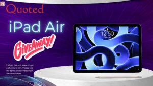 Quoted iPad Air Giveaway