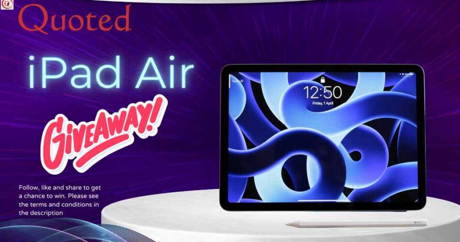 Quoted iPad Air Giveaway