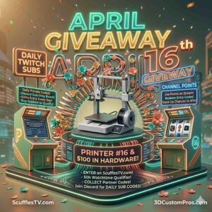 ScufflesTV: Bambu Lab A1 Mini AMS Combo 3D Printer Giveaway
