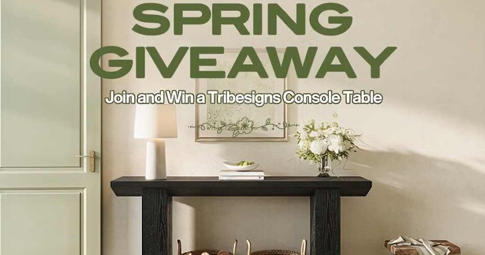 Tribesigns Console Table Spring Giveaway