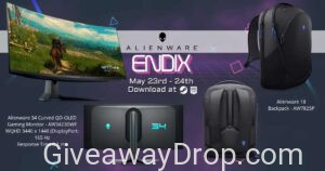 Endix x Alienware: 34 Curved QD-OLED Gaming Monitor Giveaway