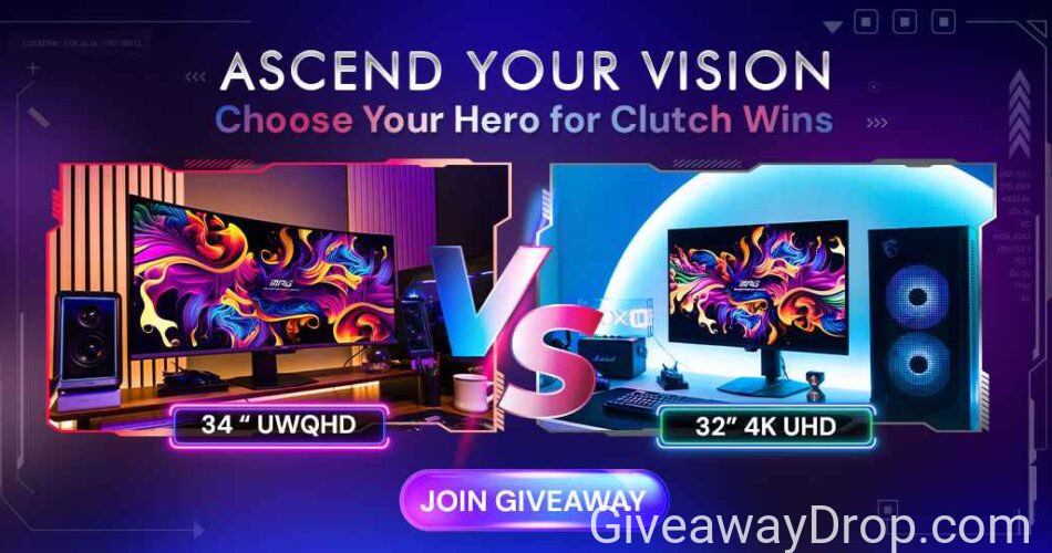 MSI Gaming: Ascend Your Vision Giveaway