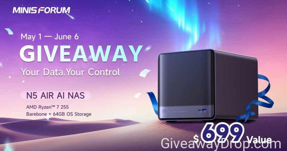 Minisforum N5 Air NAS Giveaway