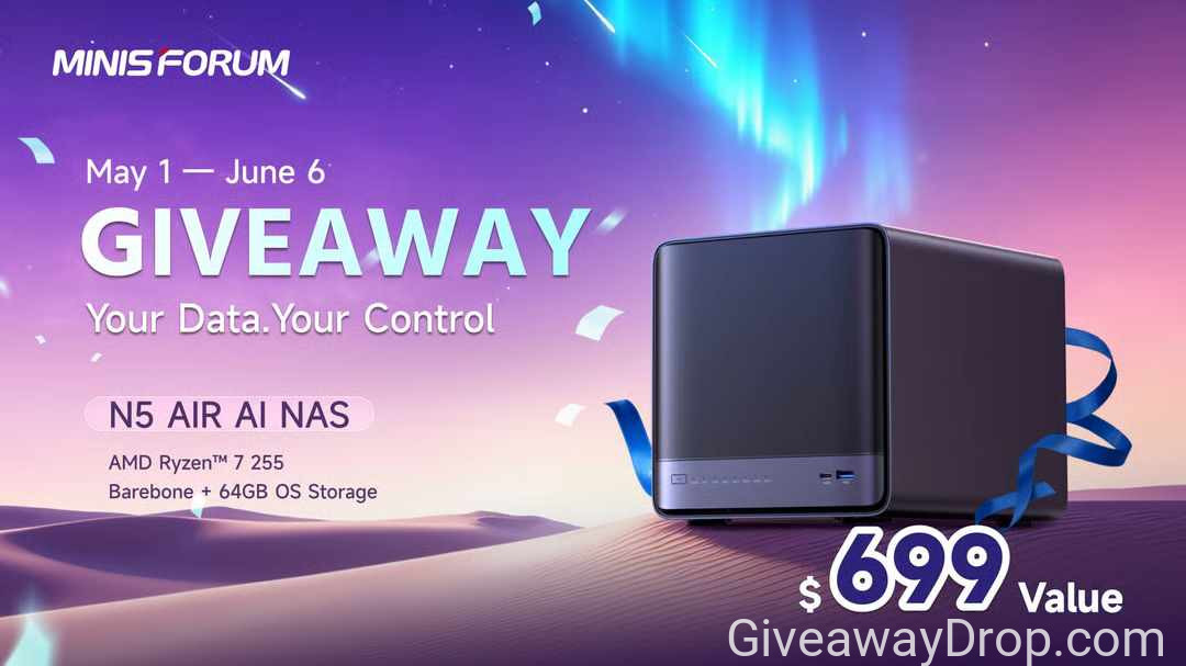 Minisforum N5 Air NAS Giveaway
