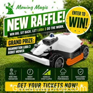 Mowing Magic Robot Mower Giveaway