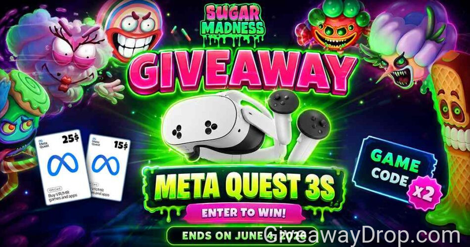 Sugar Madness Meta Quest 3S Giveaway