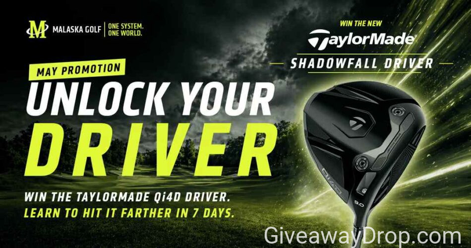 TaylorMade Qi4D Shadowfall Driver Giveaway