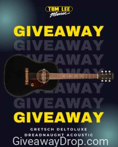 Win a Gretsch Deltoluxe Dreadnaught Acoustic Guitar