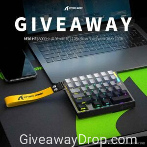 Attack Shark M36HE Keyboard Giveaway