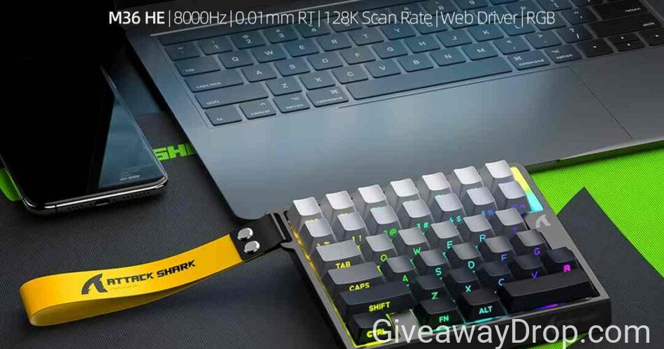 Attack Shark M36HE Keyboard Giveaway