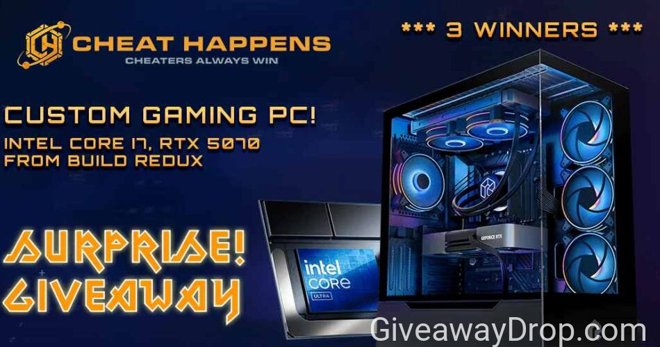 Cheat Happens: Build Redux Custom Gaming PC Giveaway