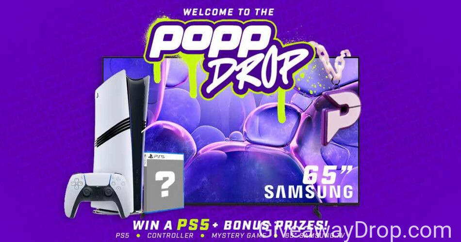 Popp Chains: PS 5 & 65" Samsung TV Giveaway
