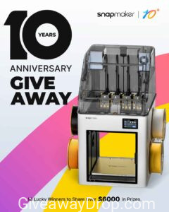 Snapmaker 10th Anniversary Giveaway