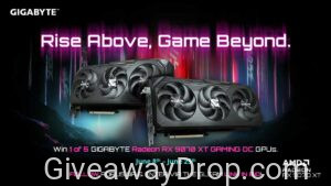 Win 1 of 5 9070 XT Gaming OC GPUs!