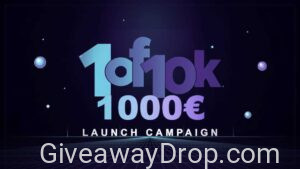 1of10k Launch €1000 Cash Giveaway