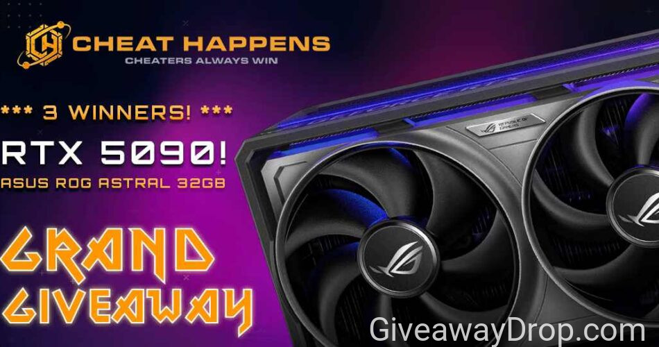 Cheat Happens: ASUS ROG ASTRAL RTX 5090 Giveaway
