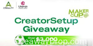 Creality x Ulanzi: #CreatorSetup Giveaway (Up to $3000)