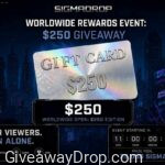 Sigma Drop: $250 Cash Giveaway Edition