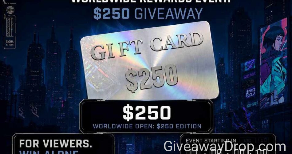 Sigma Drop: $250 Cash Giveaway Edition